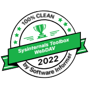 Software Informer Award 2022 for Sysinternals Toolbox – Award badge 2022